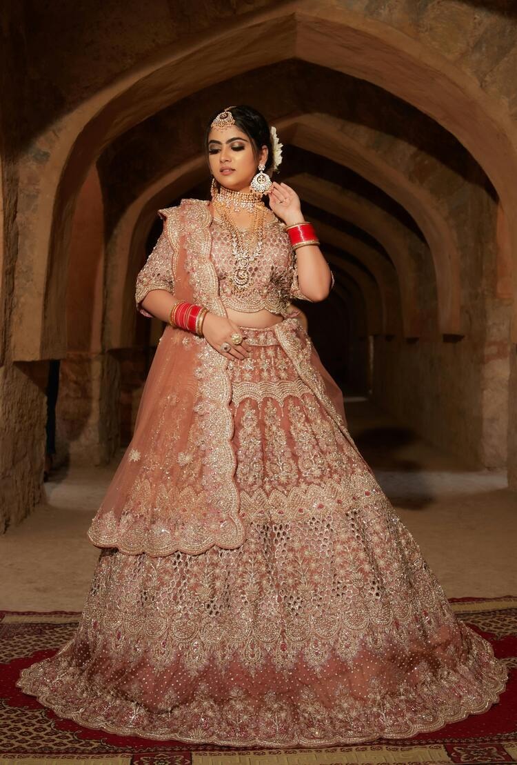Stunning Stitched Wedding Lehenga