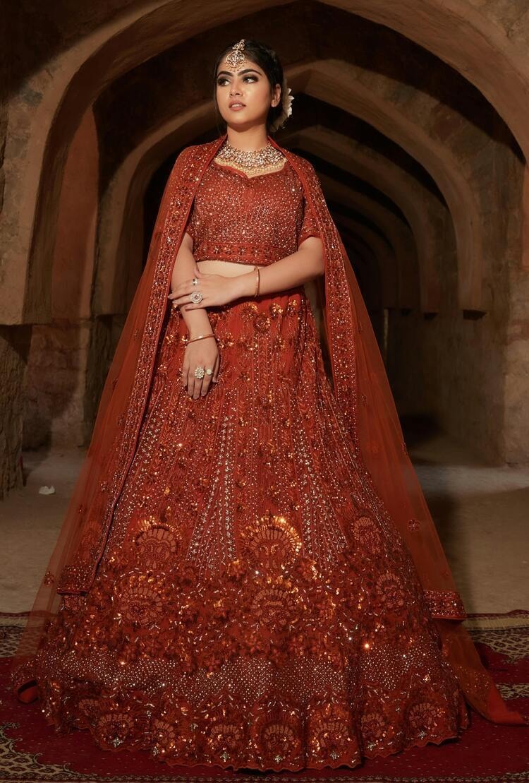 Stunning Stitched Wedding Lehenga