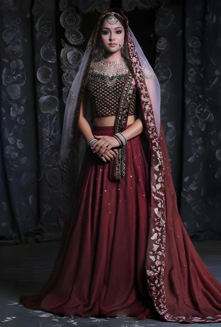 Stunning Stitched Wedding Lehenga