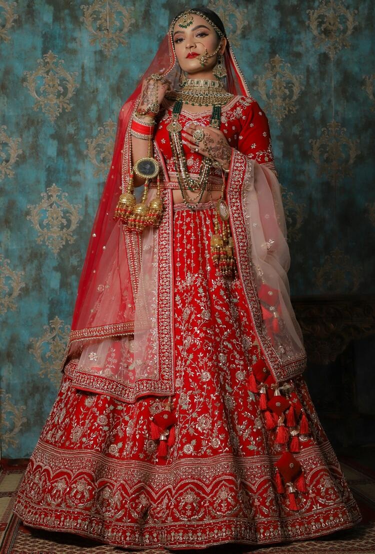 Stunning Stitched Wedding Lehenga